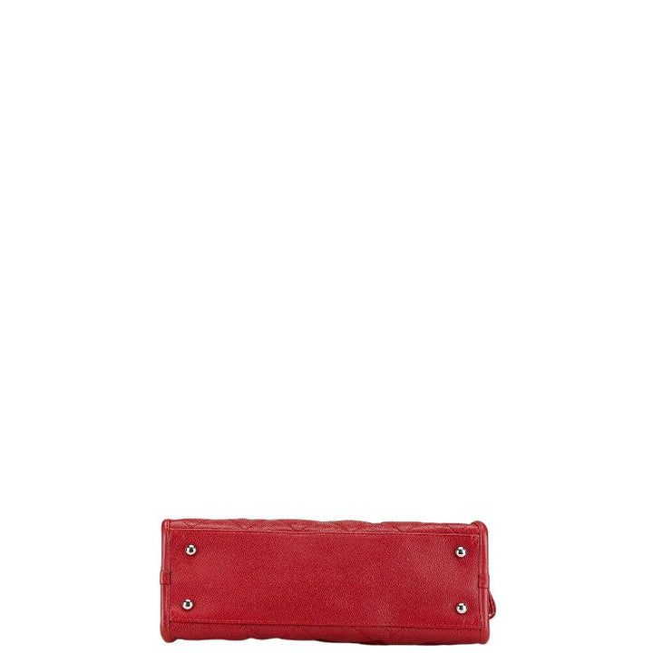 Top Quality Chanel Caviar Matelasse Chain Shoulder Bag Red