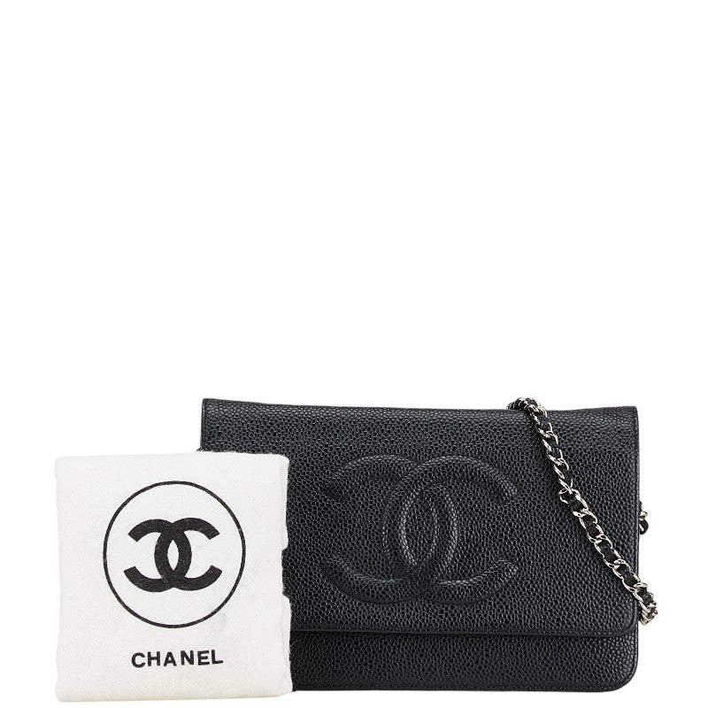 Top Quality Chanel Caviar Chain Wallet Shoulder Bag