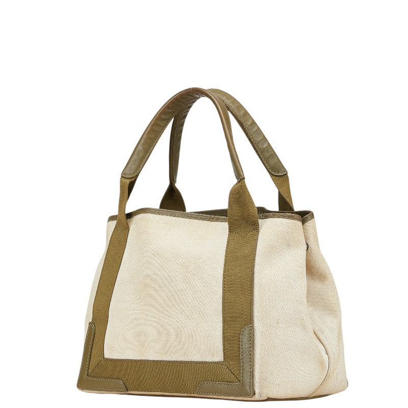 Top Quality Balenciaga Canvas Leather Cabas S Tote Bag