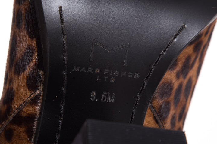 Marc Fisher Leopard Booties SZ 9.5