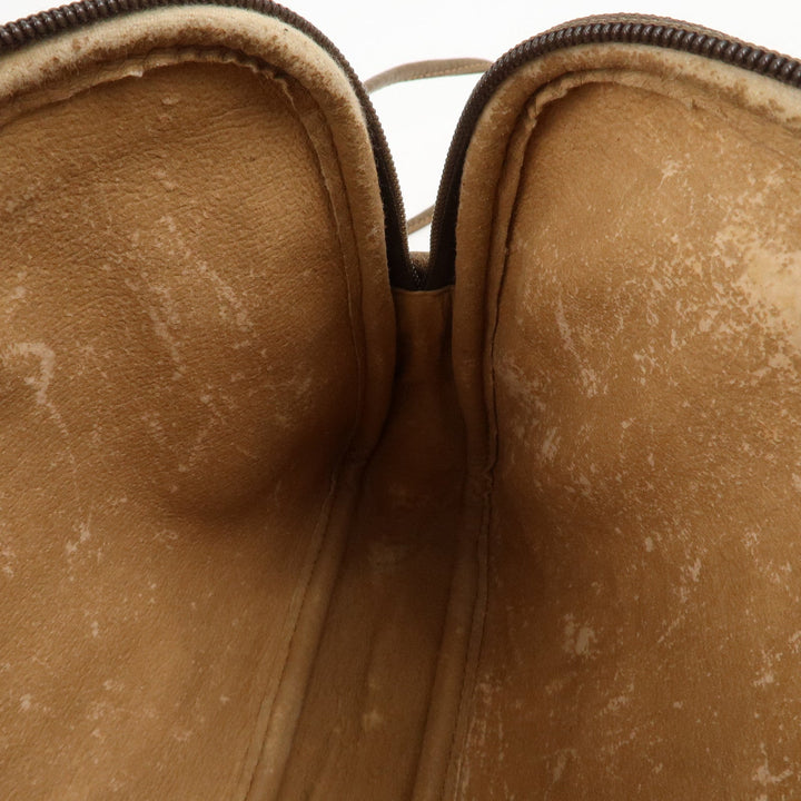 GUCCI Old Gucci GG Plus Leather Shoulder Bag Beige 97.02.068