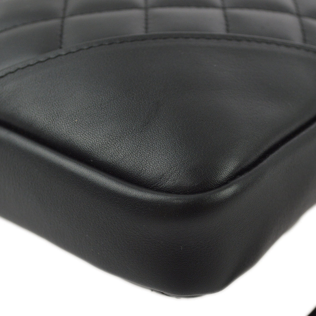 Top Quality Chanel Black Calfskin Cambon Ligne Shoulder Bag