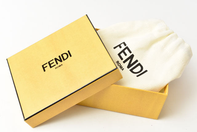 Fendi Soft Leather Trifold Mini Wallet 8M0395