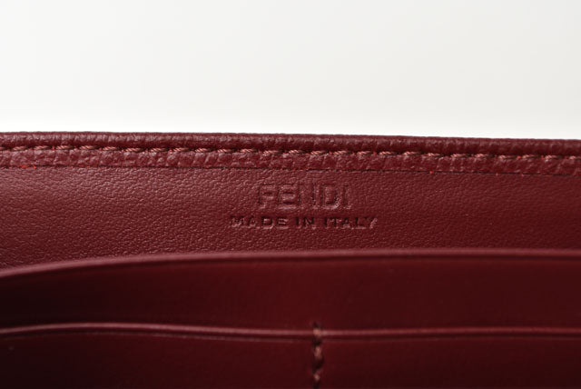 Fendi Leather Long Wallet F IS Fendi 8M0251