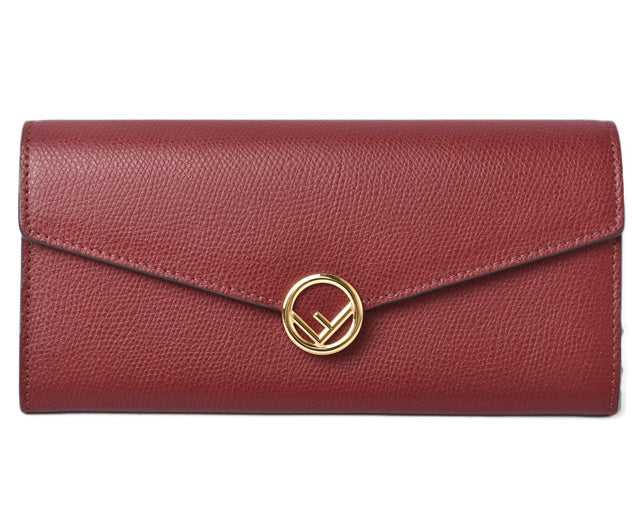 Fendi Leather Long Wallet F IS Fendi 8M0251