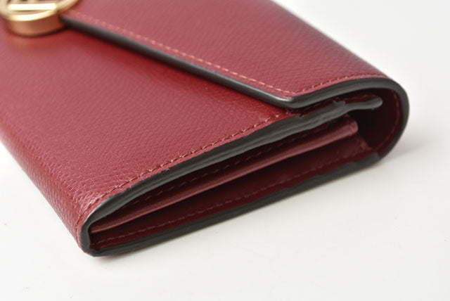 Fendi Leather Long Wallet F IS Fendi 8M0251