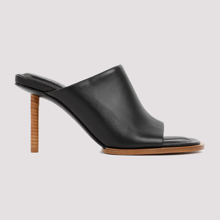 JACQUEMUS LES MULES ROND CARRE SANDALS