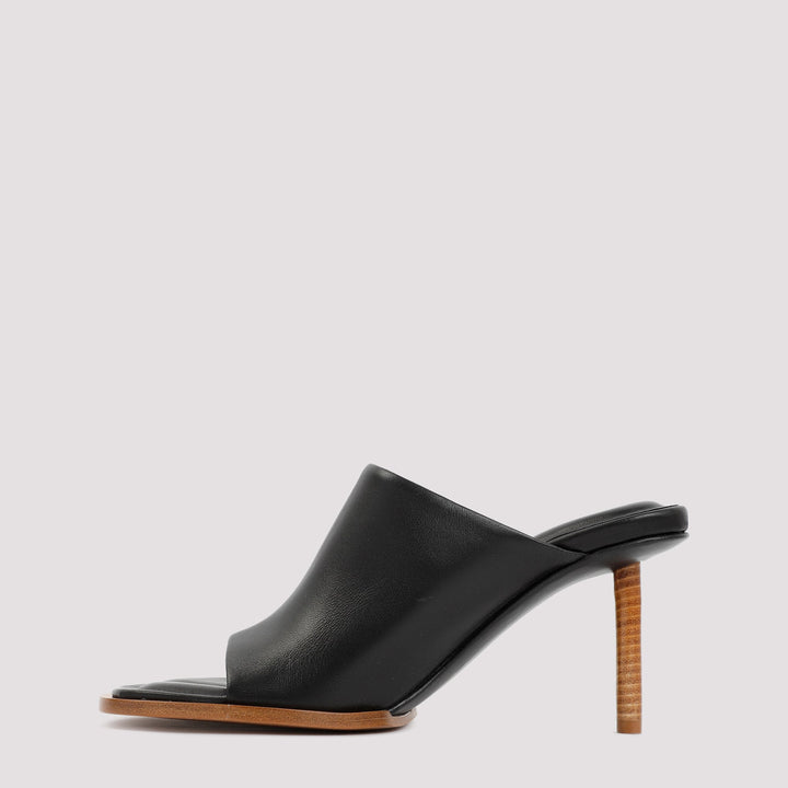 JACQUEMUS LES MULES ROND CARRE SANDALS