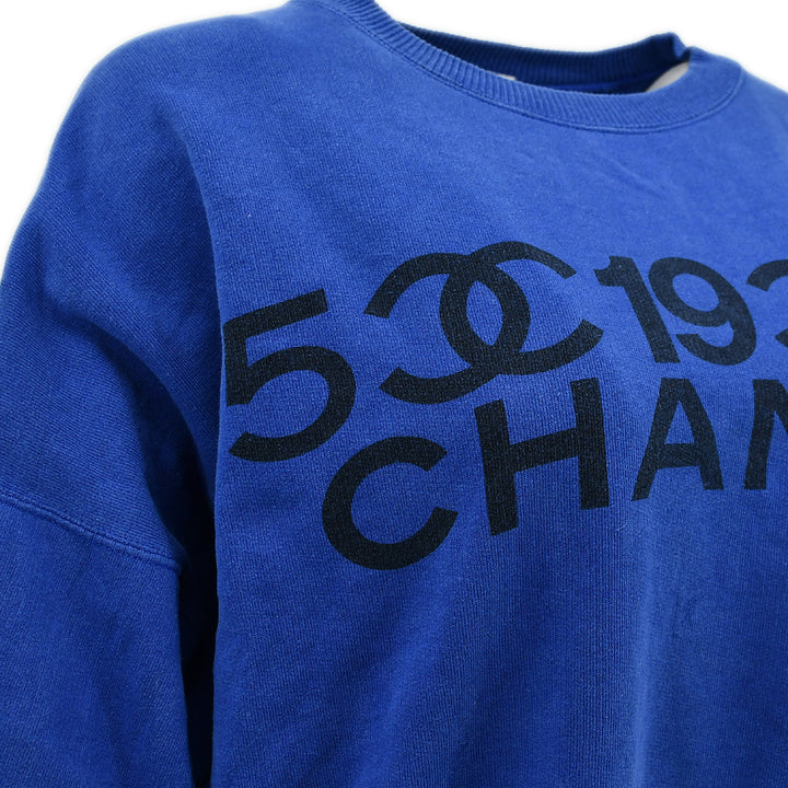Top Quality Chanel logo-print cotton sweatshirt #L