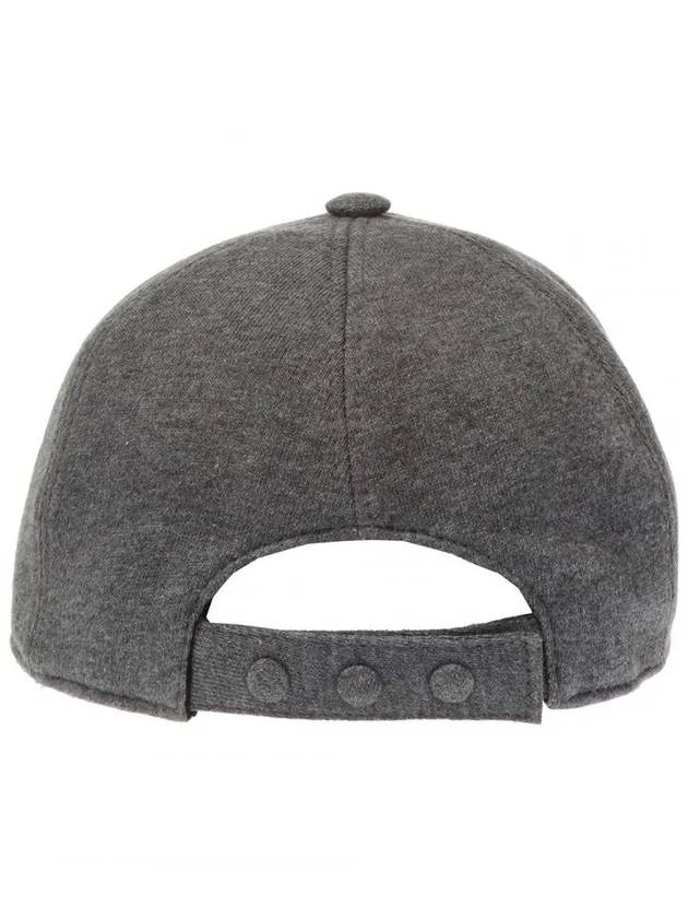 Burberry Monogram Jersey Ball Cap Grey