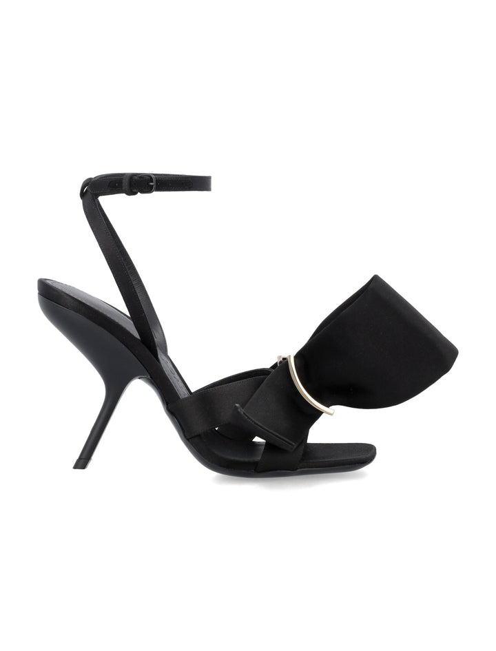SANDAL WITH ASYMMETRIC BOW