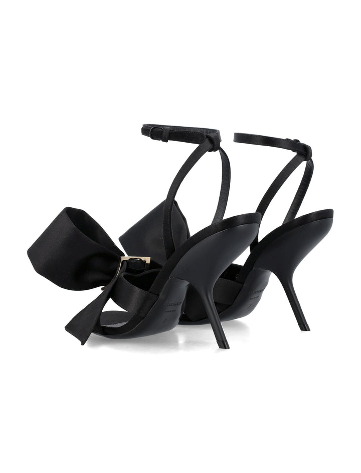 SANDAL WITH ASYMMETRIC BOW