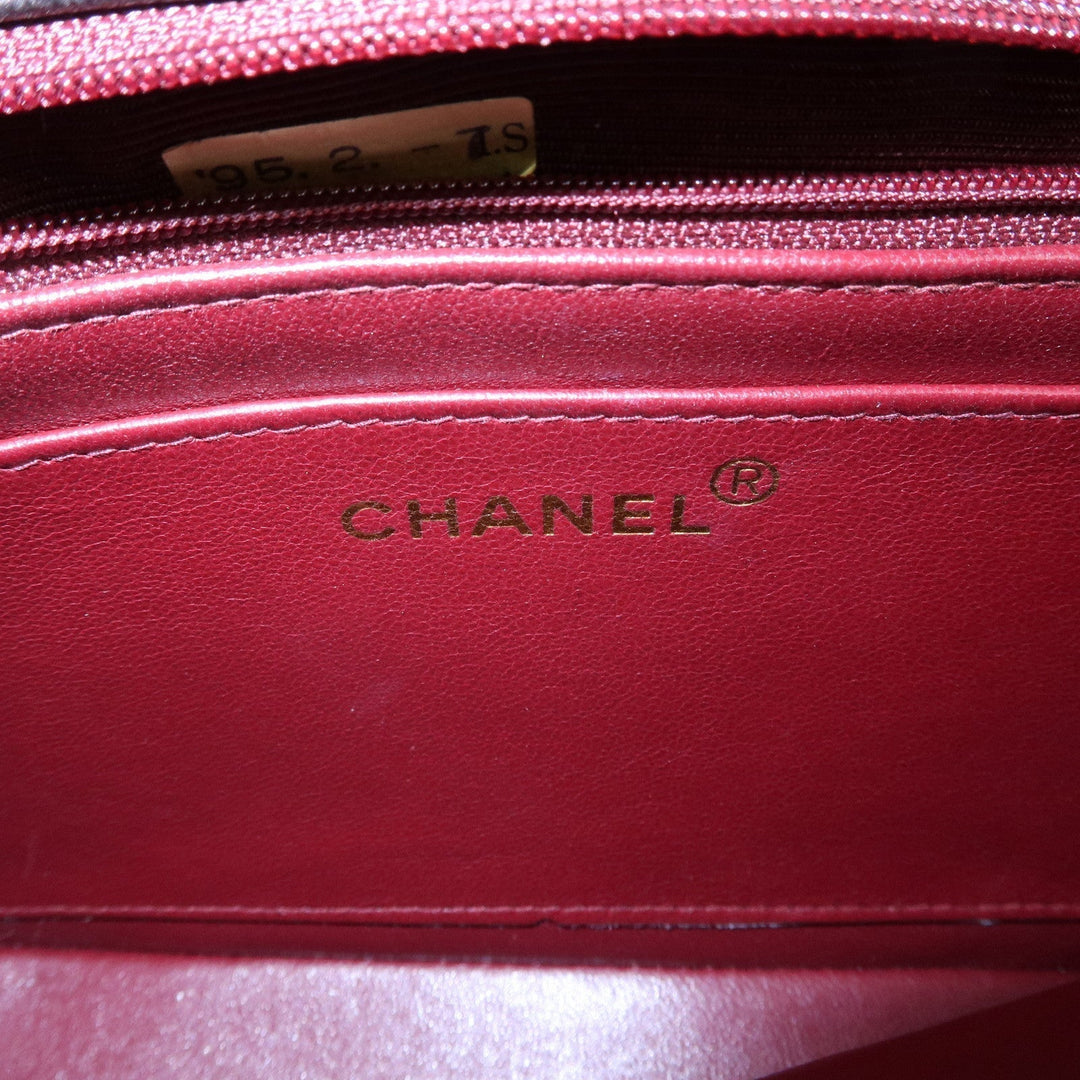 Top Quality Chanel Matelasse Lambskin Diana Chain Shoulder Bag Black A01165