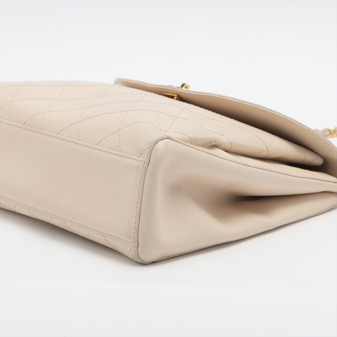 Top Quality Chanel Matrasse  Chain Shoulder Bag Beige Gold  5th