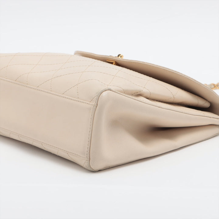 Top Quality Chanel Matrasse  Chain Shoulder Bag Beige Gold  5th