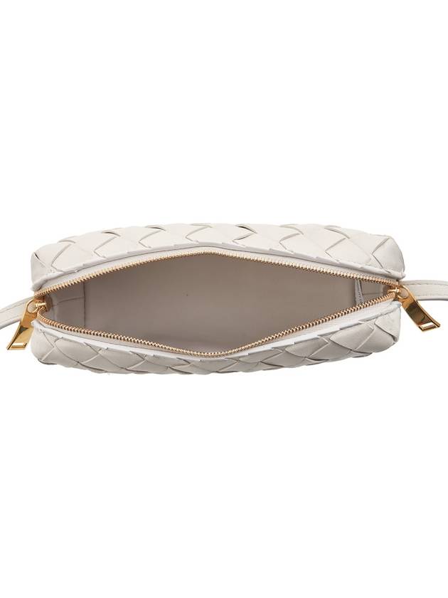 Bottega veneta Intrecciato Leather Cross Bag White