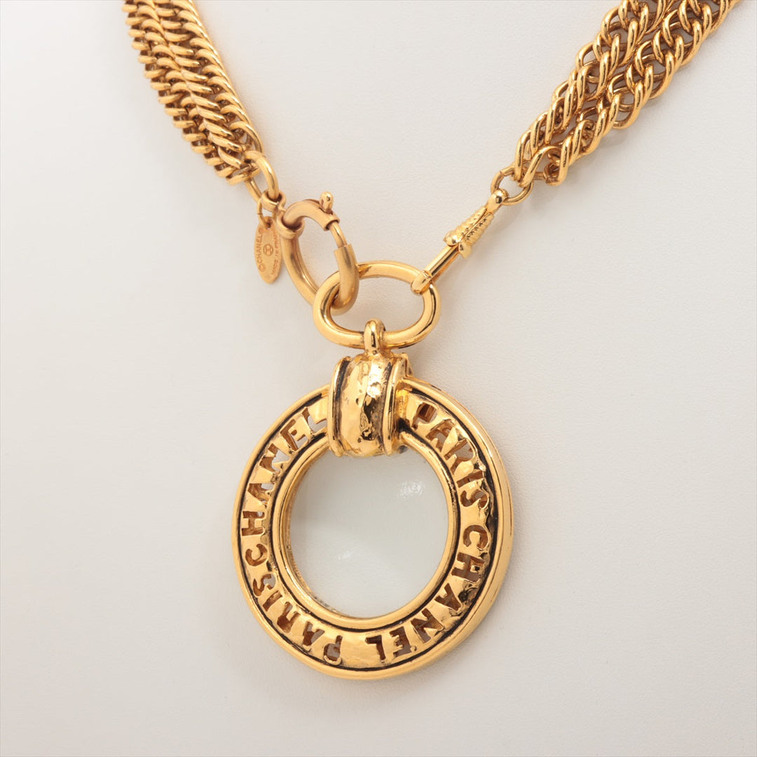 Top Quality Chanel Logo Pendant GP G Lupe Necklace 2 Series Chain