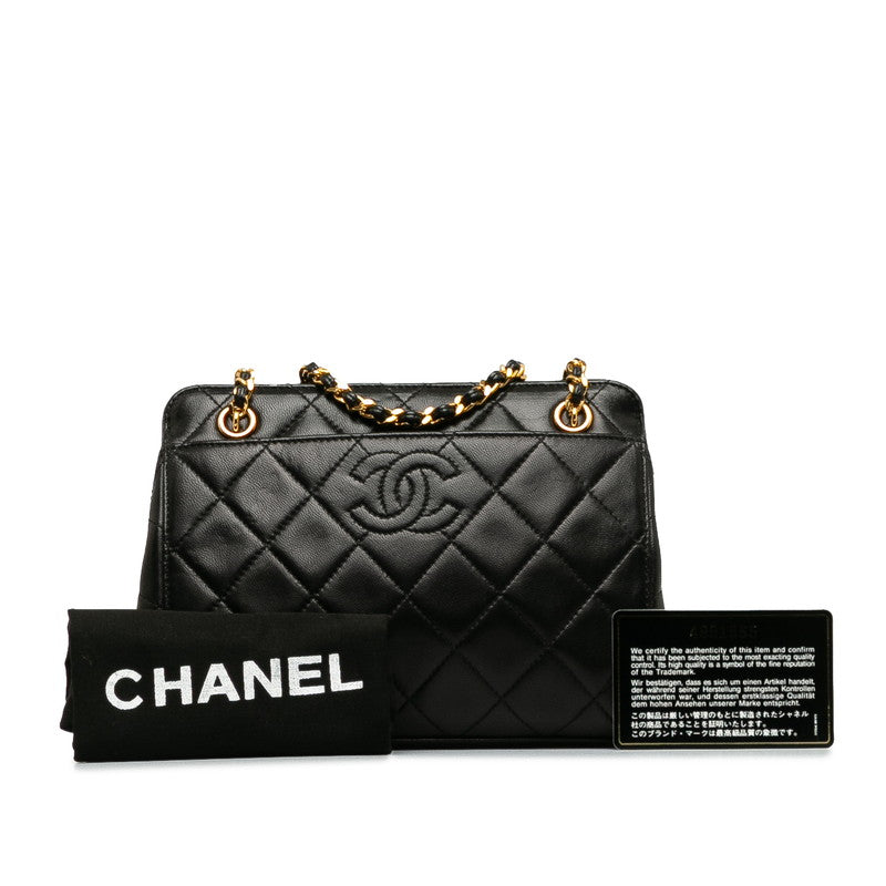 Top Quality Chanel Matrases Cocomark Mini Chantot Top Bag Black Caviar   Chanel