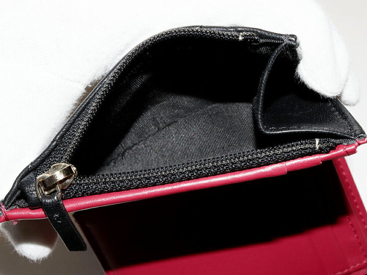 Top Quality Chanel Lambskin Trifold Wallet Black