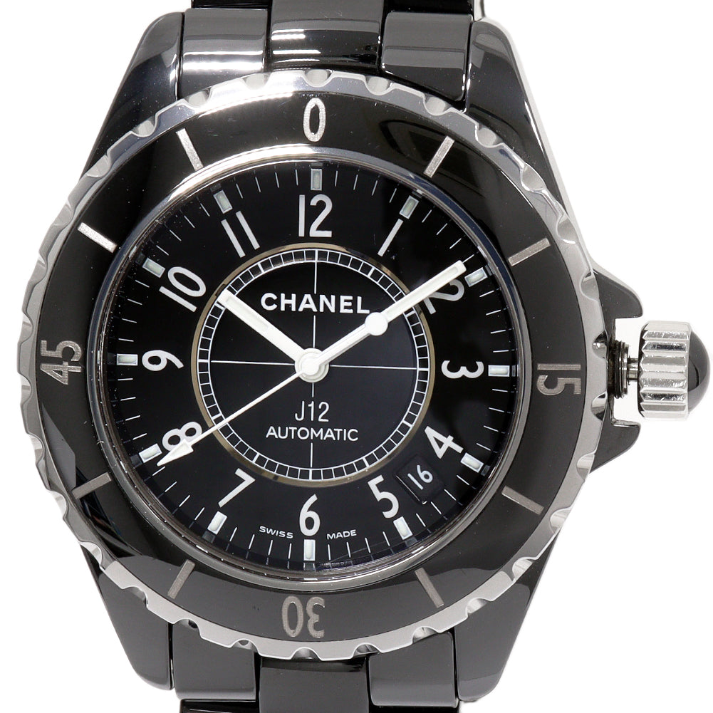 Top Quality Chanel J12 38mm Black Ceramic Automatic Watch H0685
