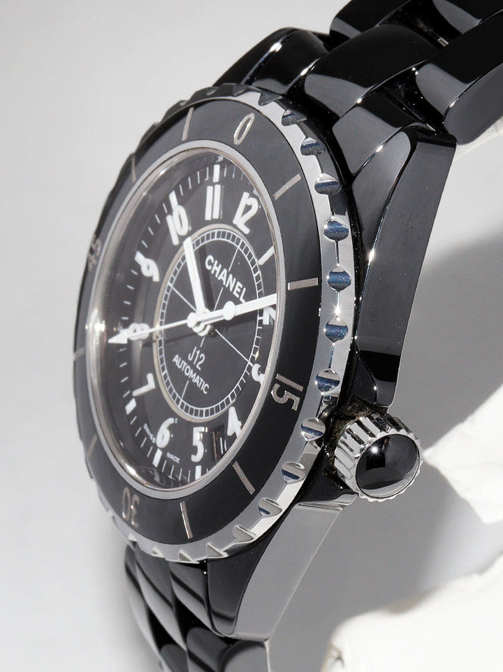 Top Quality Chanel J12 38mm Black Ceramic Automatic Watch H0685