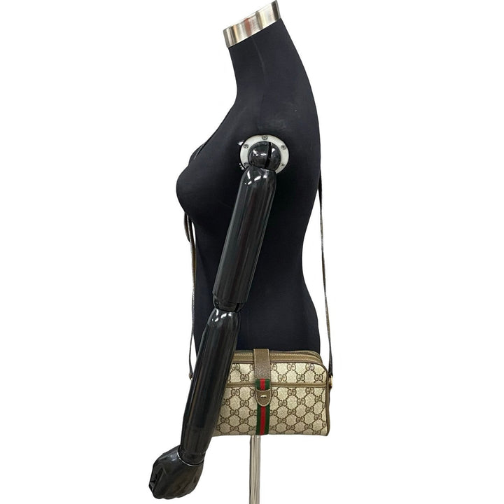 Gucci GG Canvas Web Crossbody Bag  Canvas Crossbody Bag