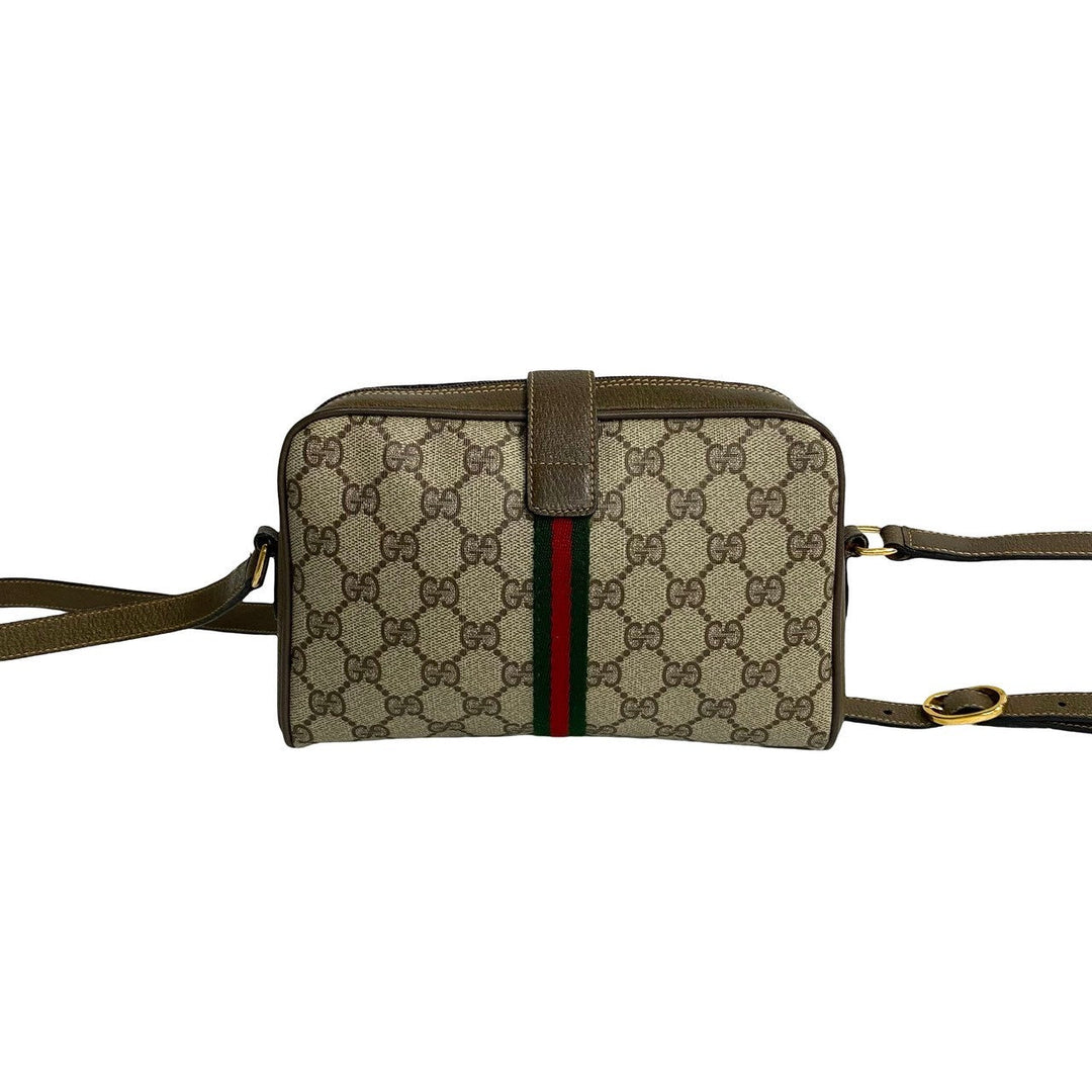 Gucci GG Canvas Web Crossbody Bag  Canvas Crossbody Bag