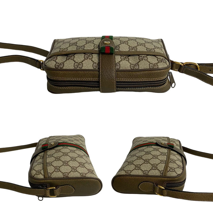 Gucci GG Canvas Web Crossbody Bag  Canvas Crossbody Bag