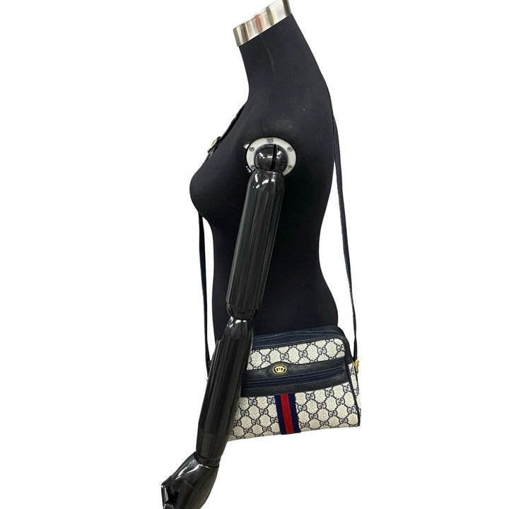 Gucci GG Supreme Crossbody Bag Canvas Crossbody Bag