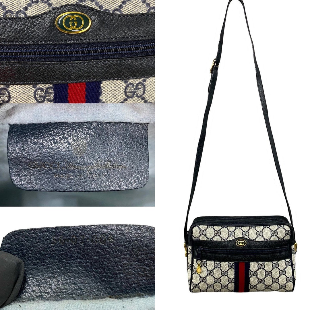 Gucci GG Supreme Crossbody Bag Canvas Crossbody Bag