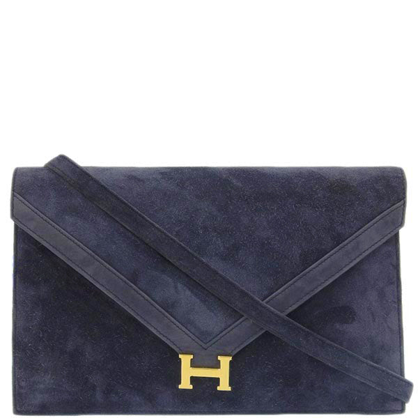 Premium Handmade Hermes 1977 Made Lydie Navy
