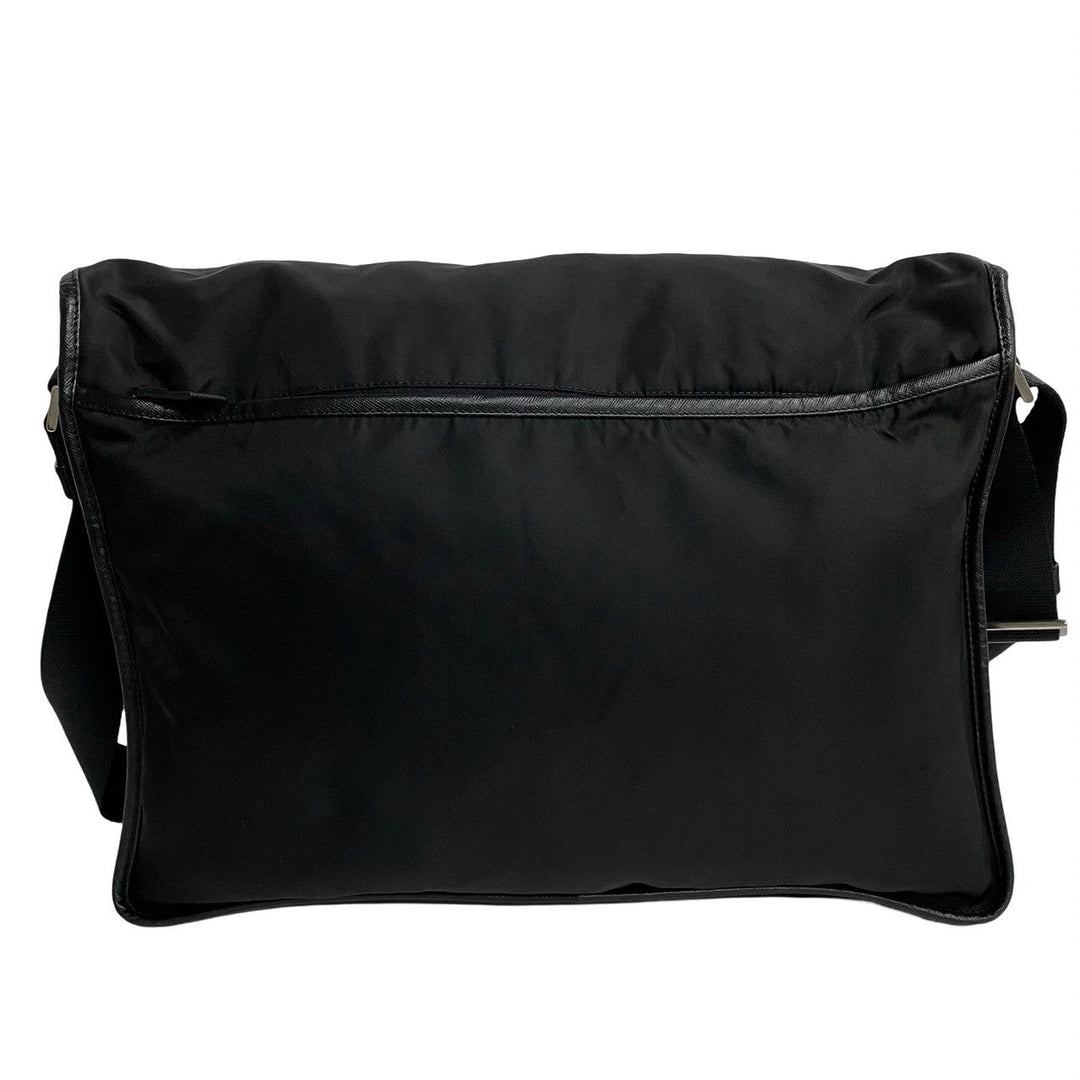 Prada Tessuto Messenger Bag Canvas Crossbody Bag