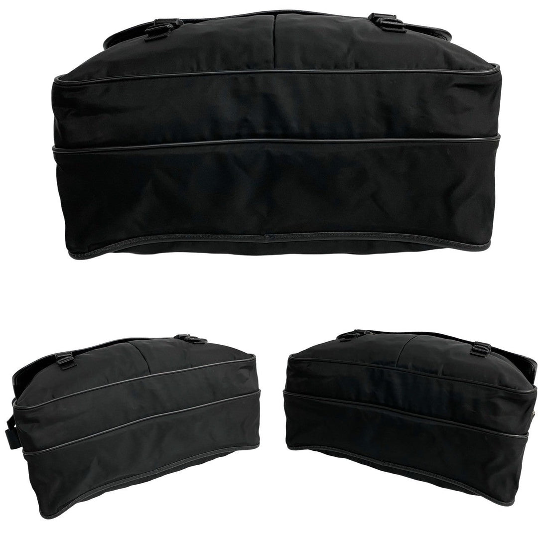 Prada Tessuto Messenger Bag Canvas Crossbody Bag