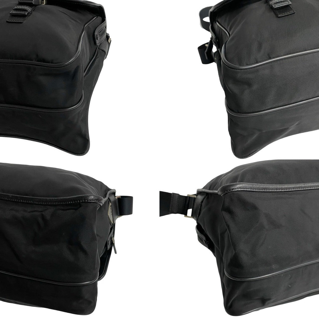 Prada Tessuto Messenger Bag Canvas Crossbody Bag