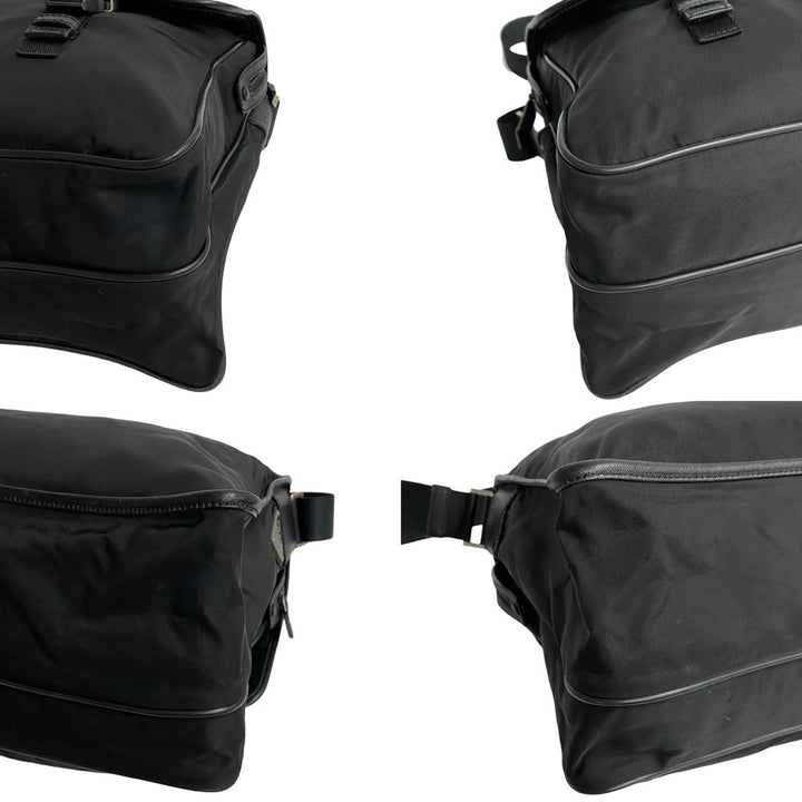 Prada Tessuto Messenger Bag Canvas Crossbody Bag