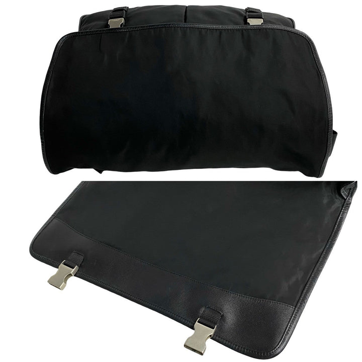 Prada Tessuto Messenger Bag Canvas Crossbody Bag