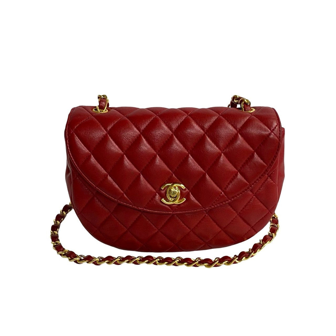 Top Quality Chanel Lambskin Matelasse Coco Mark Chain Shoulder Bag