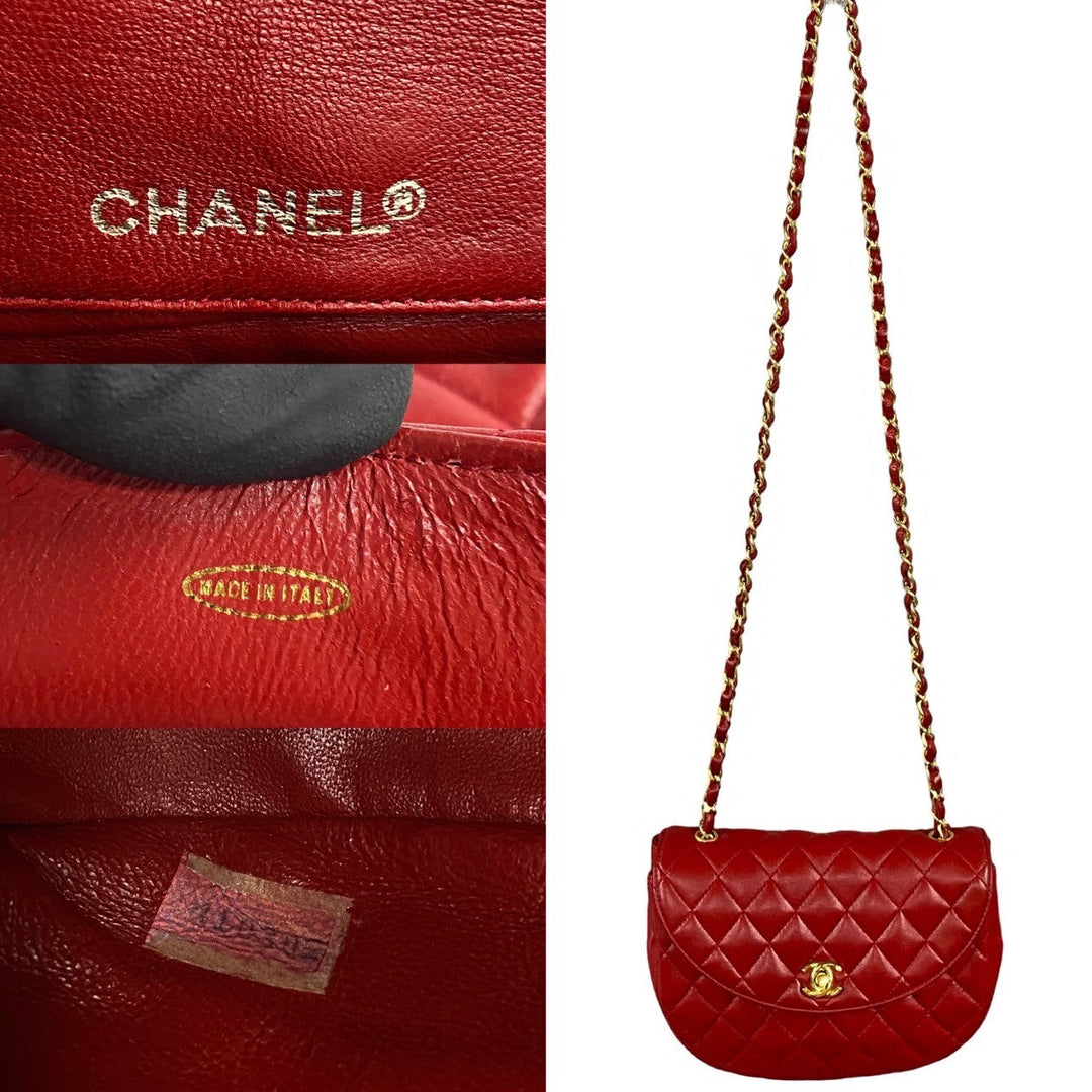 Top Quality Chanel Lambskin Matelasse Coco Mark Chain Shoulder Bag