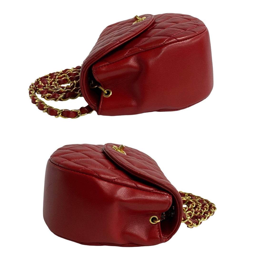 Top Quality Chanel Lambskin Matelasse Coco Mark Chain Shoulder Bag