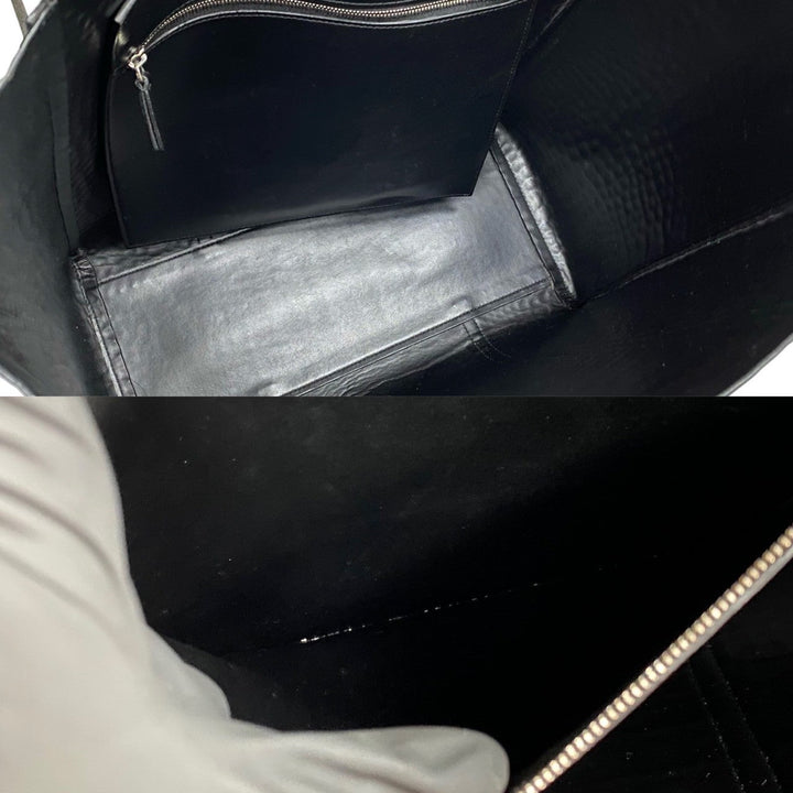 Top Quality Balenciaga Leather Everyday Tote Bag Black
