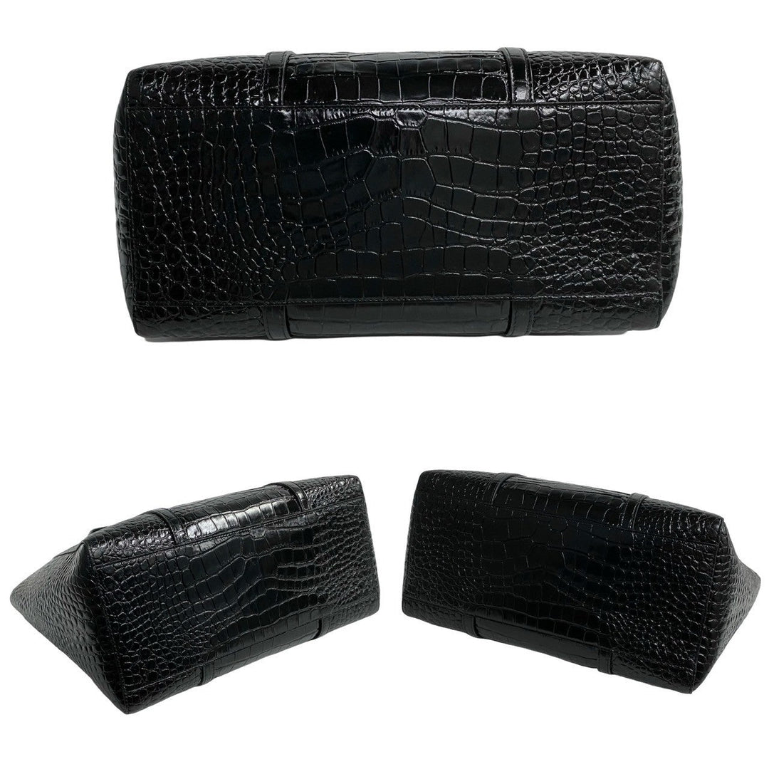 Top Quality Balenciaga Leather Everyday Tote Bag Black