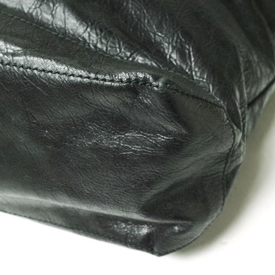 Top Quality Balenciaga Leather Day Messenger Bag Black