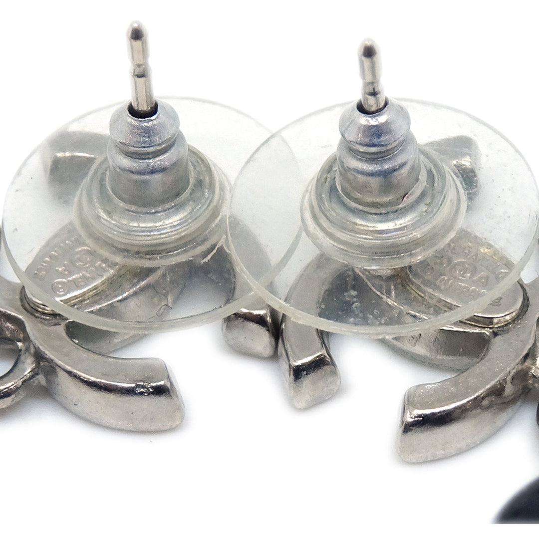 Top Quality Chanel Piercing Dangle Earrings Silver 10A