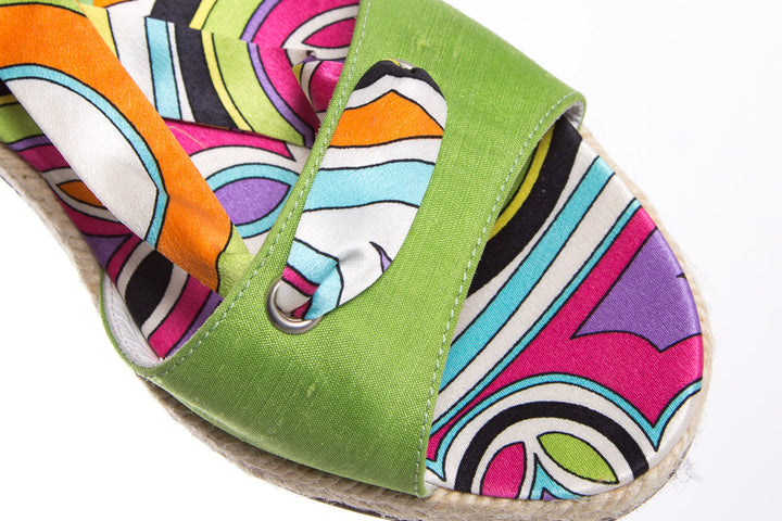 Emilio Pucci Multi Wrap Sandals SZ 36