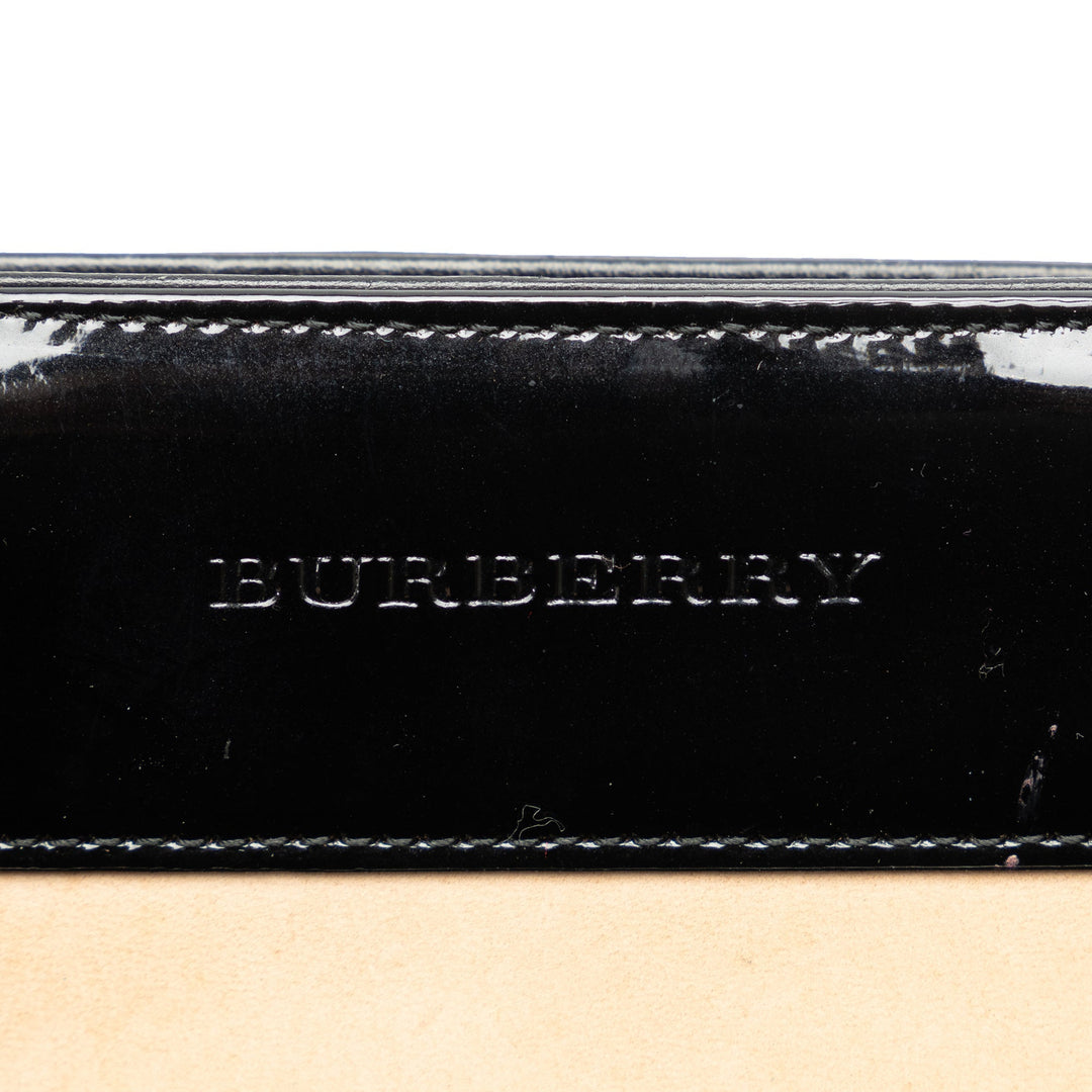 BURBERRY Plaid Wool Handbag