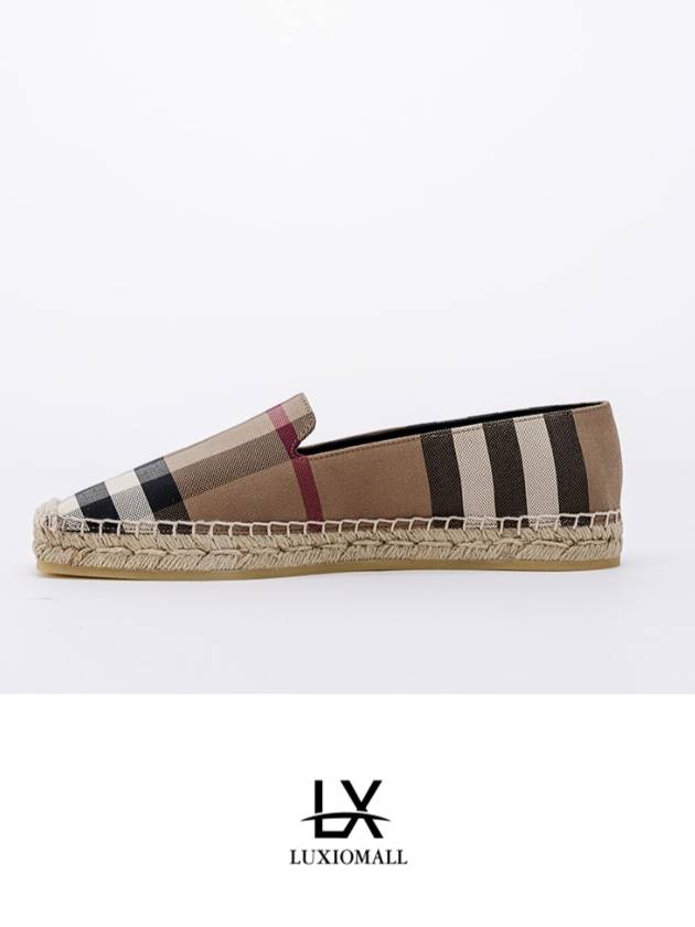 Burberry Check Espadrilles Shoes Brown