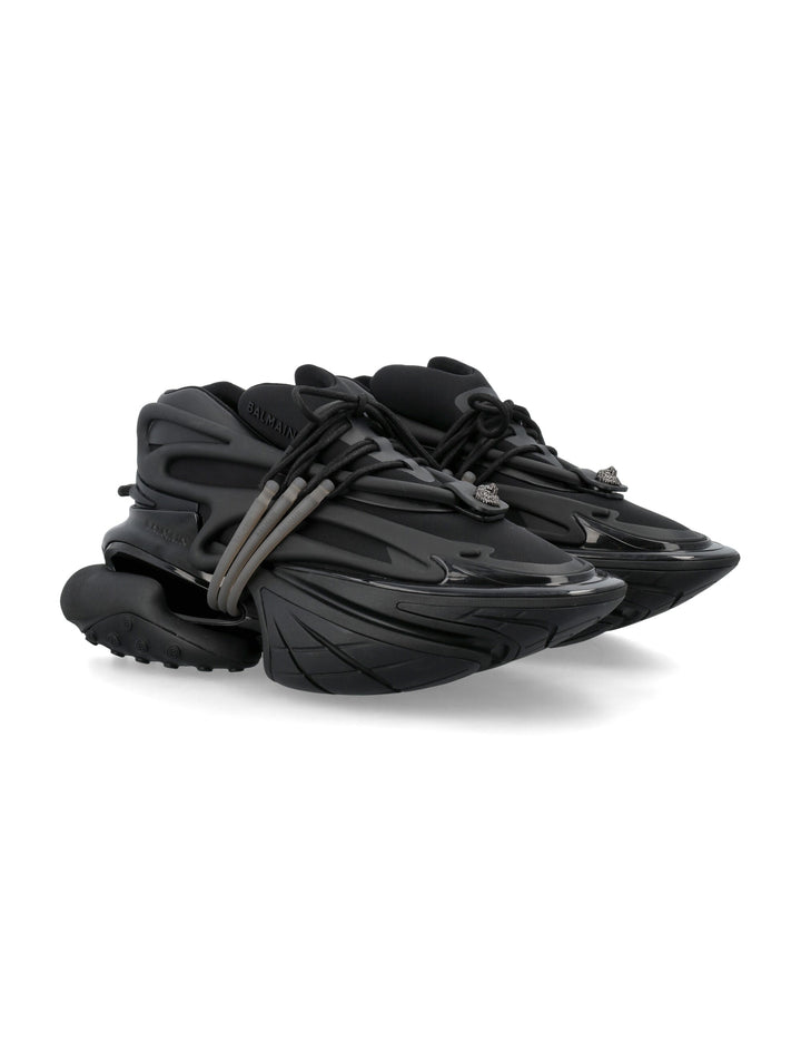 LEATHER UNICORN LOW-TOP SNEAKERS
