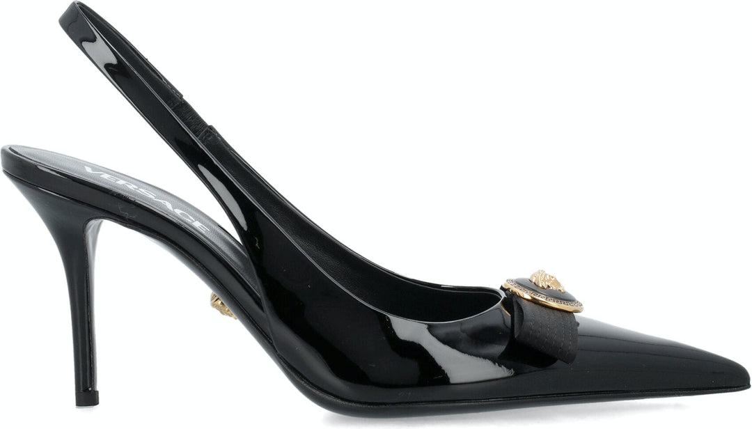 GIANNI RIBBON MID SLINGBACK PUMPS