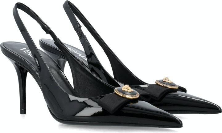 GIANNI RIBBON MID SLINGBACK PUMPS