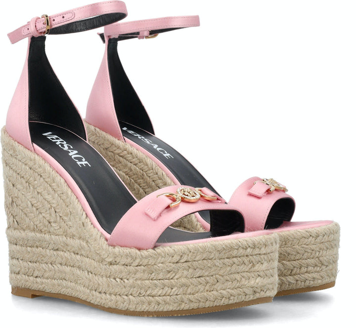 MEDUSA '95 SATIN WEDGE SANDALS